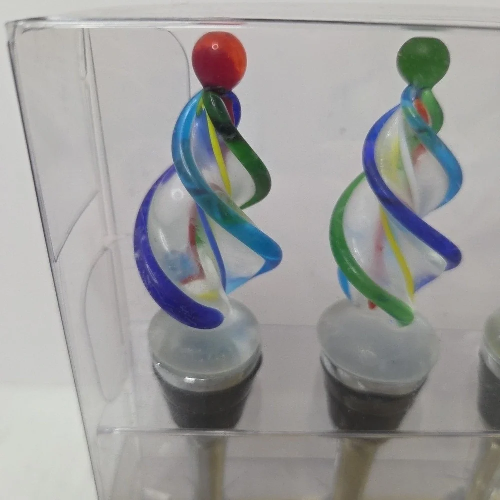 VTG‎ PIER 1 Coil Glass Bottle Stopper NIB